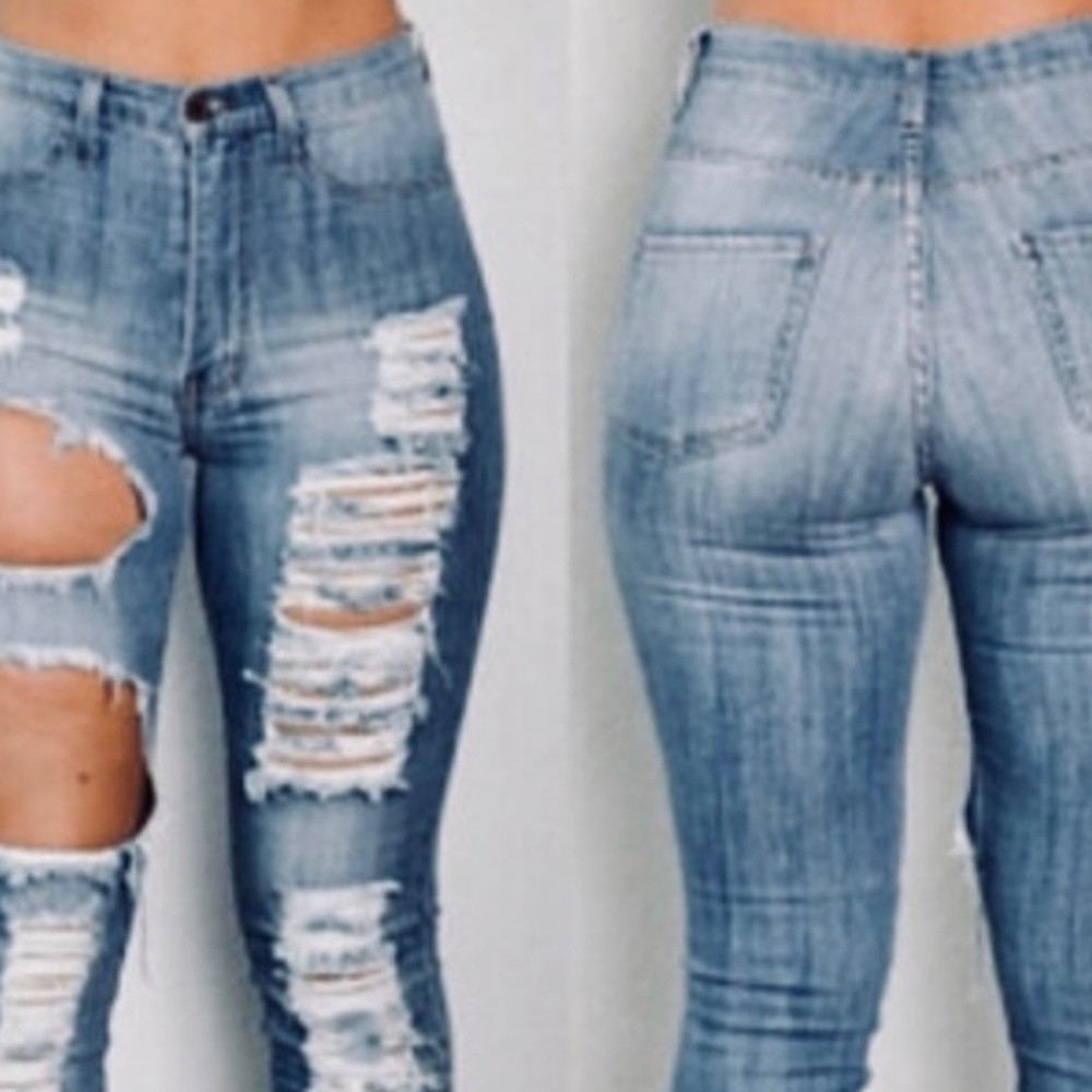 Distressed Jeans - Picture 3 of 3